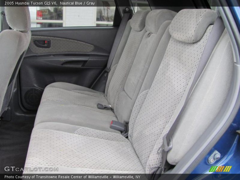 Nautical Blue / Gray 2005 Hyundai Tucson GLS V6