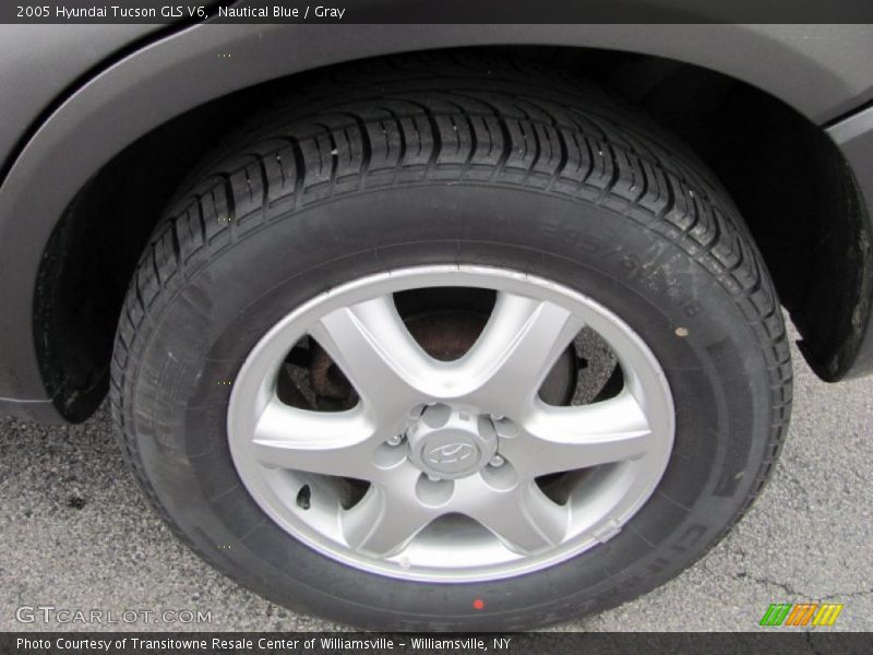 Nautical Blue / Gray 2005 Hyundai Tucson GLS V6