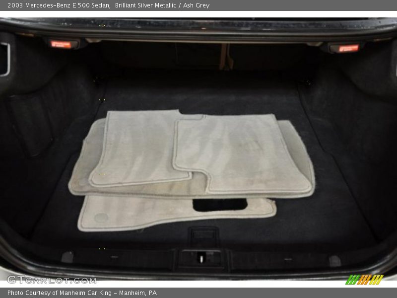 Brilliant Silver Metallic / Ash Grey 2003 Mercedes-Benz E 500 Sedan