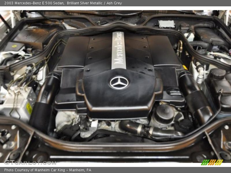 Brilliant Silver Metallic / Ash Grey 2003 Mercedes-Benz E 500 Sedan