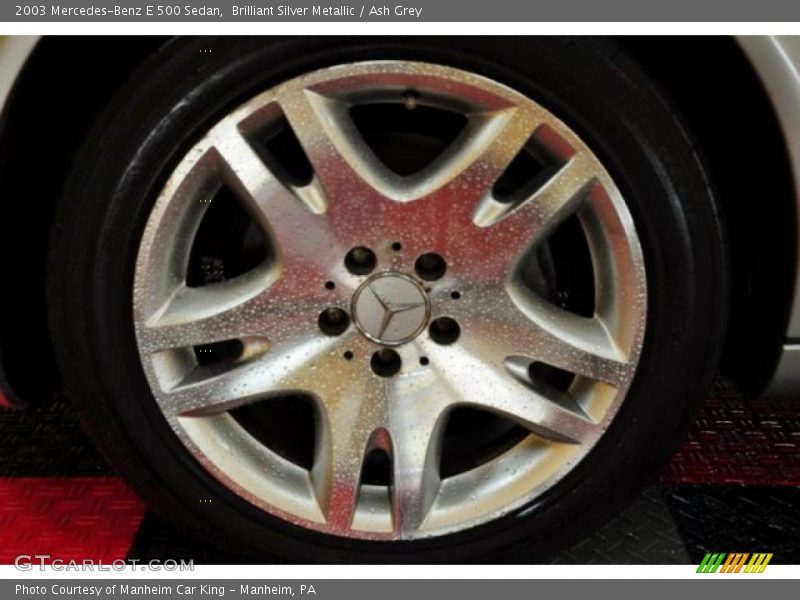 Brilliant Silver Metallic / Ash Grey 2003 Mercedes-Benz E 500 Sedan