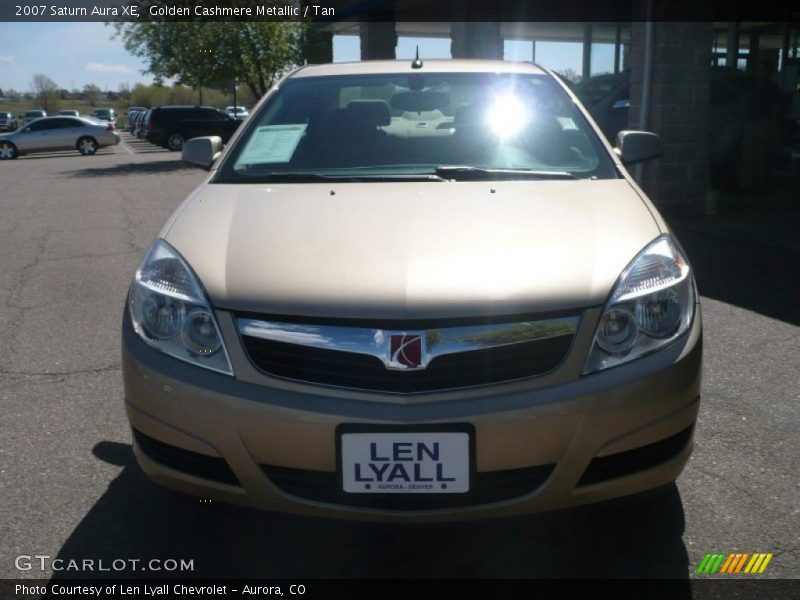 Golden Cashmere Metallic / Tan 2007 Saturn Aura XE