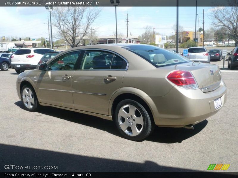 Golden Cashmere Metallic / Tan 2007 Saturn Aura XE