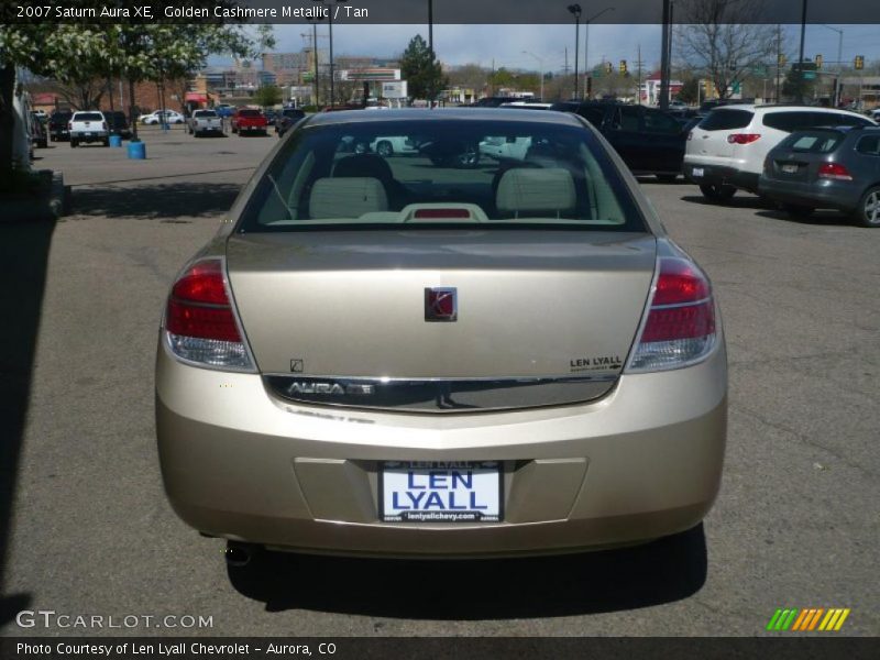 Golden Cashmere Metallic / Tan 2007 Saturn Aura XE
