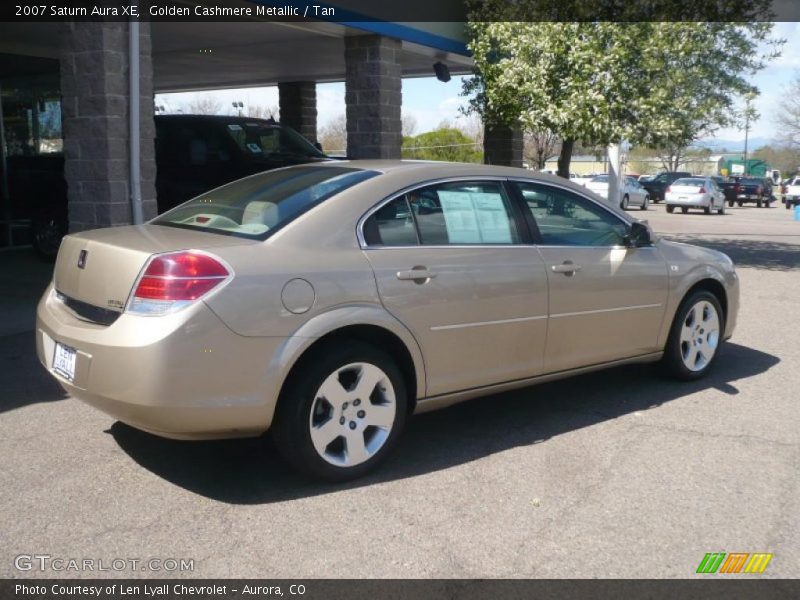 Golden Cashmere Metallic / Tan 2007 Saturn Aura XE