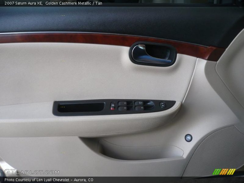 Golden Cashmere Metallic / Tan 2007 Saturn Aura XE