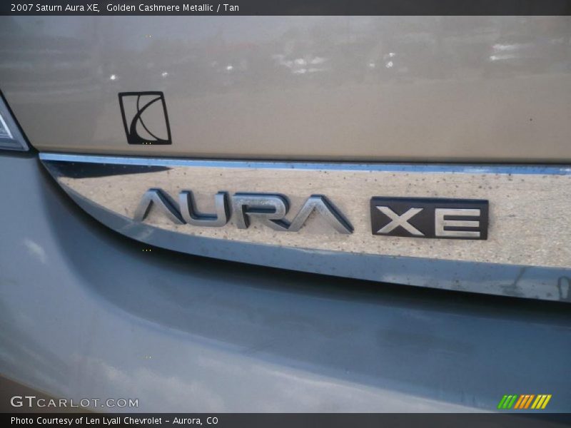 Golden Cashmere Metallic / Tan 2007 Saturn Aura XE