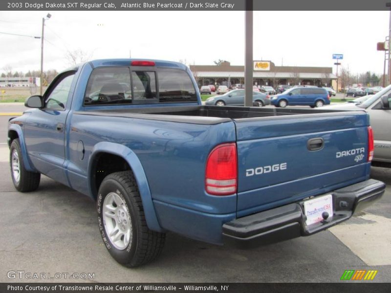Atlantic Blue Pearlcoat / Dark Slate Gray 2003 Dodge Dakota SXT Regular Cab