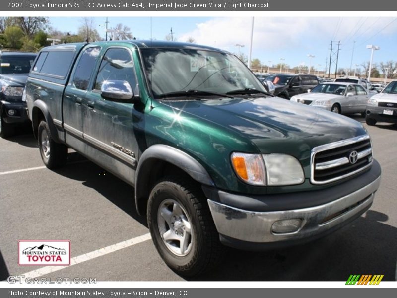 Imperial Jade Green Mica / Light Charcoal 2002 Toyota Tundra SR5 TRD Access Cab 4x4
