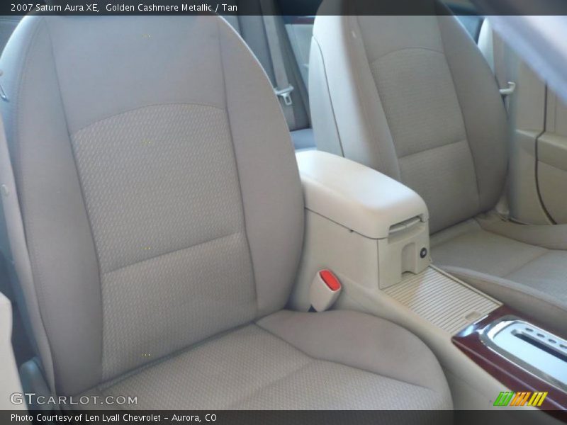 Golden Cashmere Metallic / Tan 2007 Saturn Aura XE