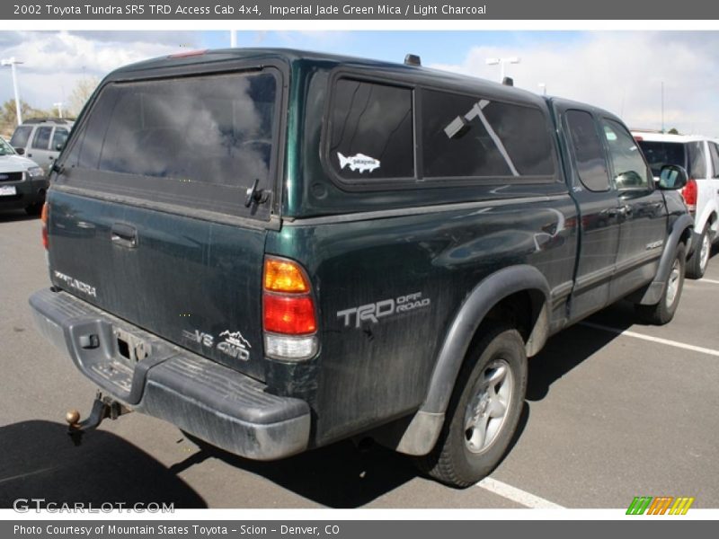 Imperial Jade Green Mica / Light Charcoal 2002 Toyota Tundra SR5 TRD Access Cab 4x4