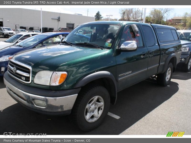 Imperial Jade Green Mica / Light Charcoal 2002 Toyota Tundra SR5 TRD Access Cab 4x4