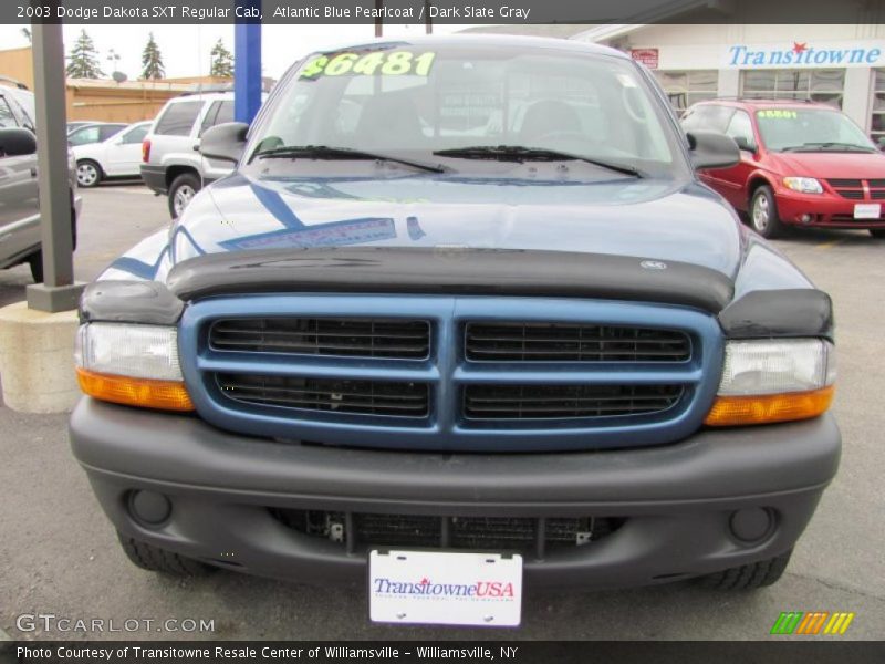 Atlantic Blue Pearlcoat / Dark Slate Gray 2003 Dodge Dakota SXT Regular Cab