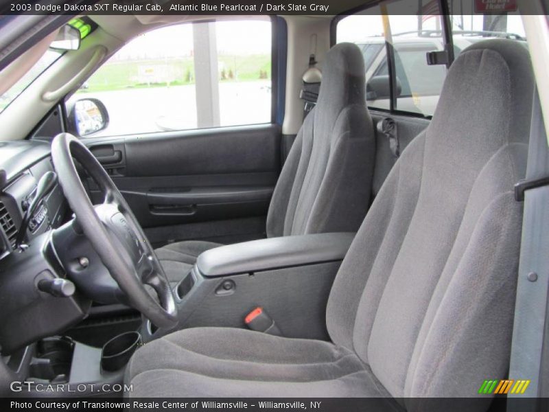 Atlantic Blue Pearlcoat / Dark Slate Gray 2003 Dodge Dakota SXT Regular Cab