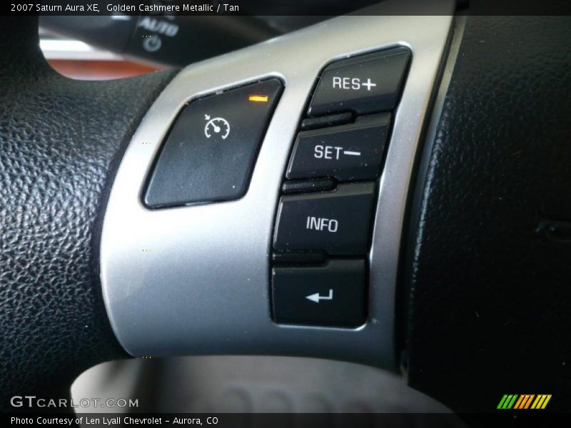 Golden Cashmere Metallic / Tan 2007 Saturn Aura XE
