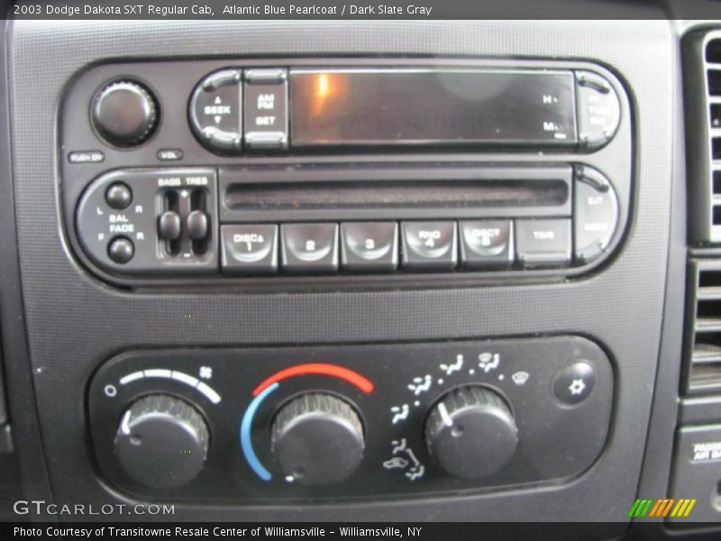 Atlantic Blue Pearlcoat / Dark Slate Gray 2003 Dodge Dakota SXT Regular Cab