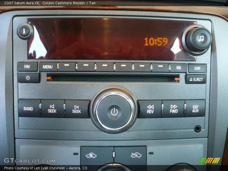 Golden Cashmere Metallic / Tan 2007 Saturn Aura XE
