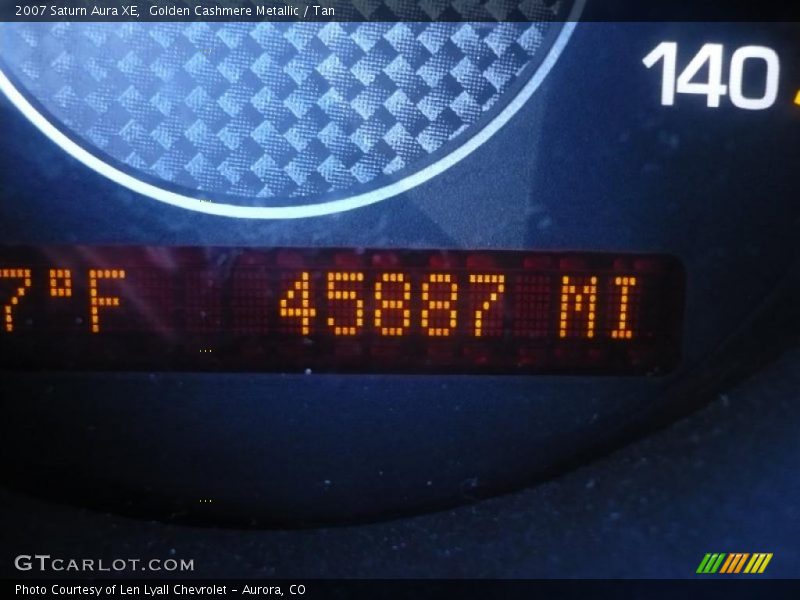 Golden Cashmere Metallic / Tan 2007 Saturn Aura XE