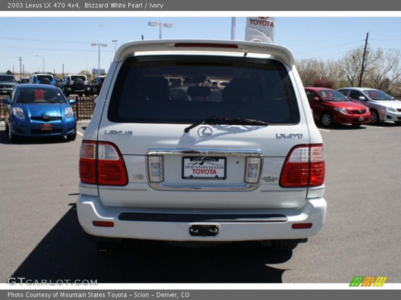 Blizzard White Pearl / Ivory 2003 Lexus LX 470 4x4