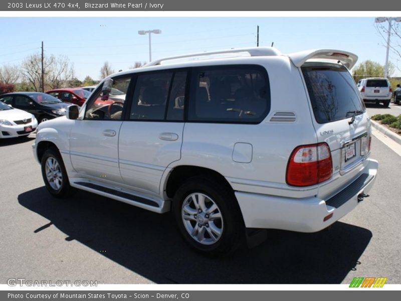 Blizzard White Pearl / Ivory 2003 Lexus LX 470 4x4