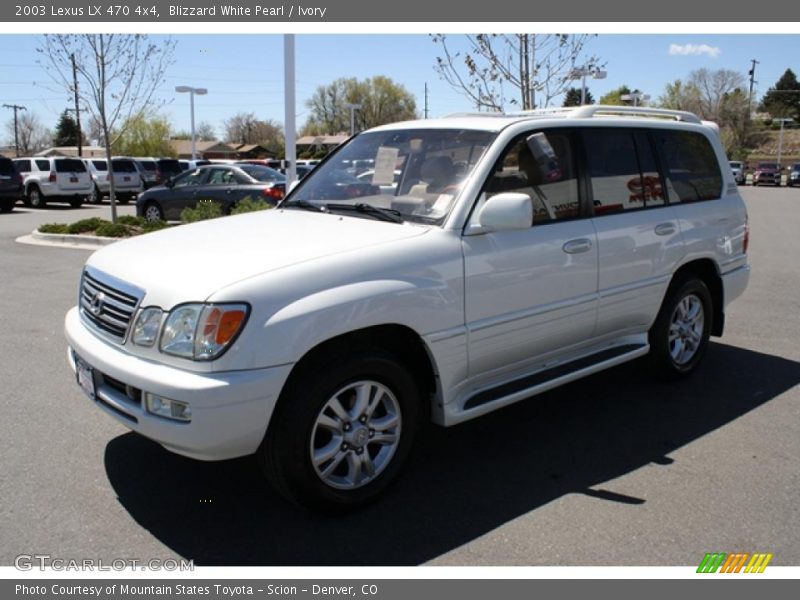 Blizzard White Pearl / Ivory 2003 Lexus LX 470 4x4
