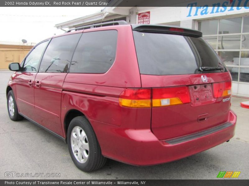 Red Rock Pearl / Quartz Gray 2002 Honda Odyssey EX