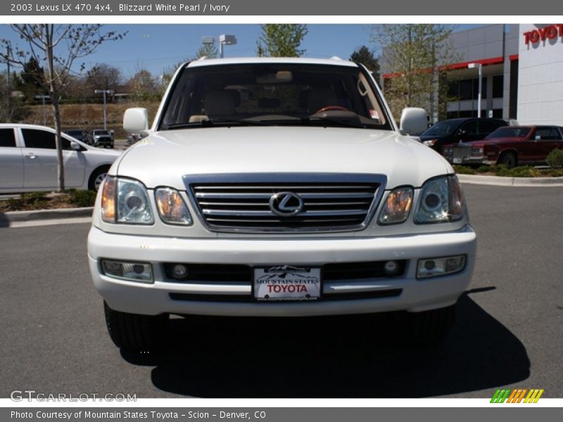 Blizzard White Pearl / Ivory 2003 Lexus LX 470 4x4