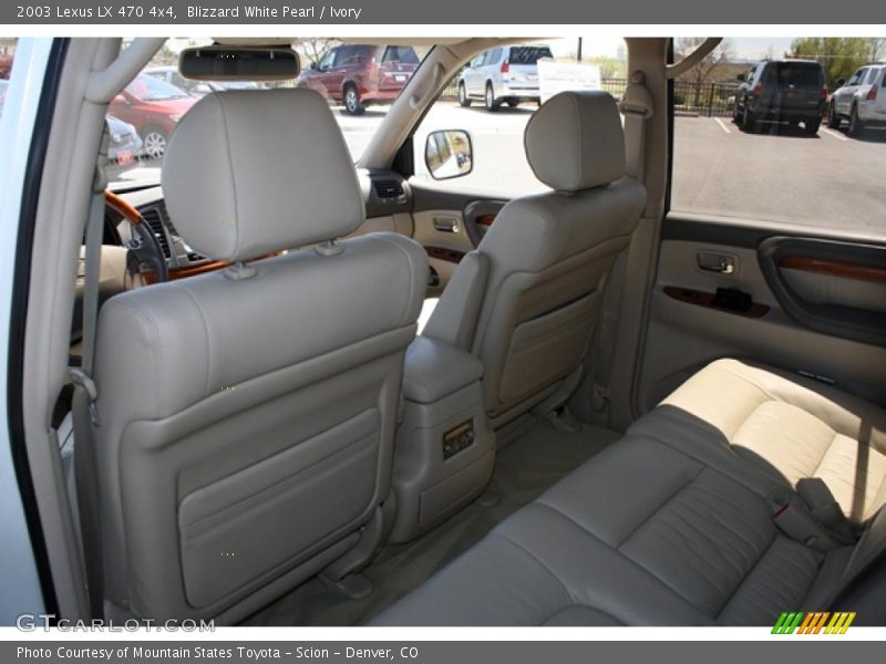 Blizzard White Pearl / Ivory 2003 Lexus LX 470 4x4
