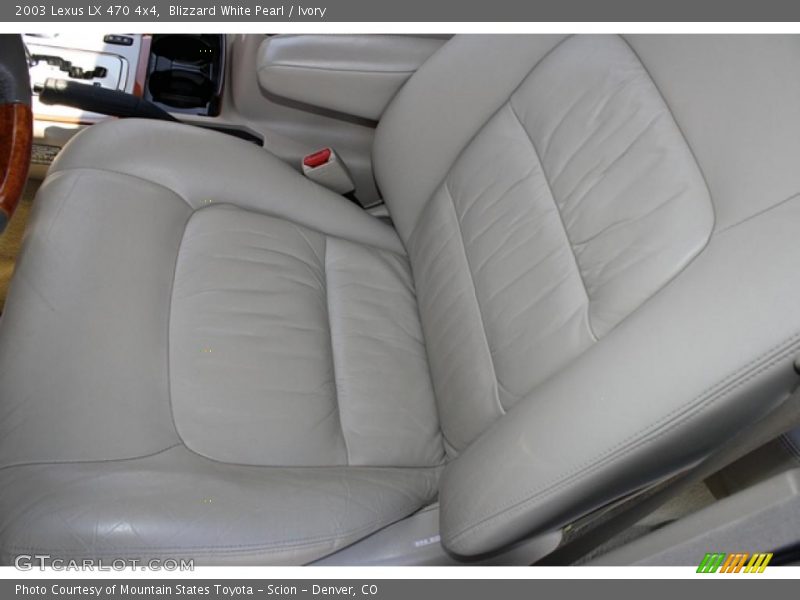 Blizzard White Pearl / Ivory 2003 Lexus LX 470 4x4