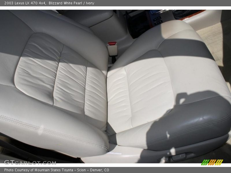 Blizzard White Pearl / Ivory 2003 Lexus LX 470 4x4