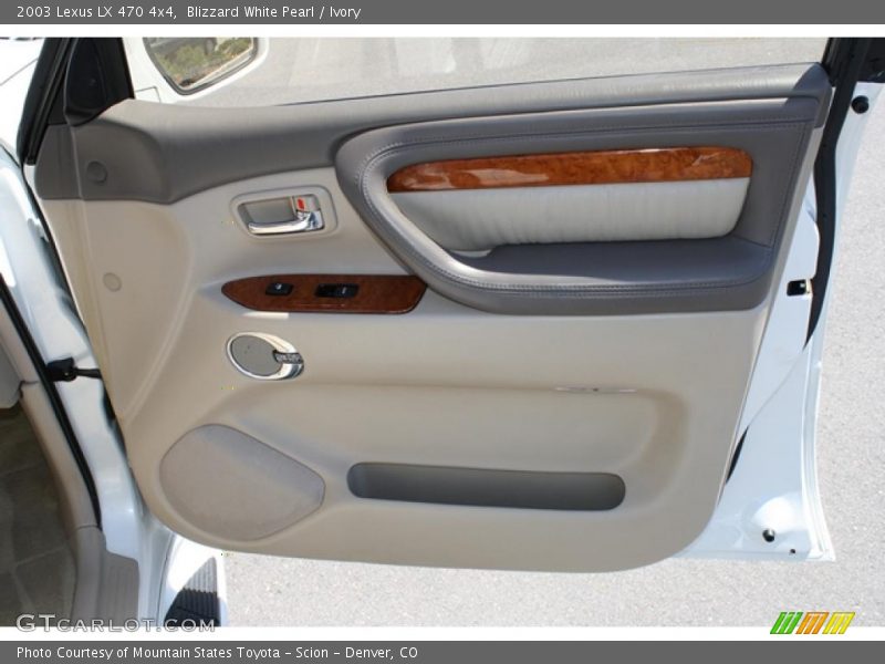 Blizzard White Pearl / Ivory 2003 Lexus LX 470 4x4