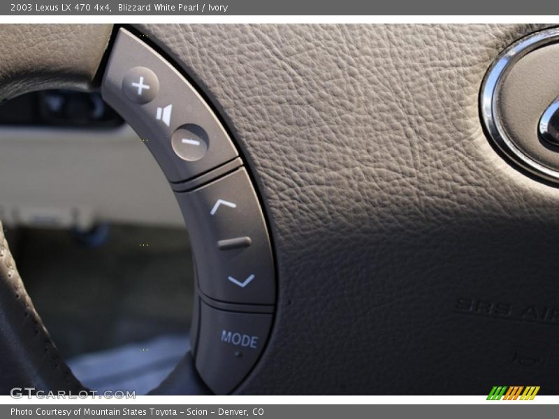 Blizzard White Pearl / Ivory 2003 Lexus LX 470 4x4