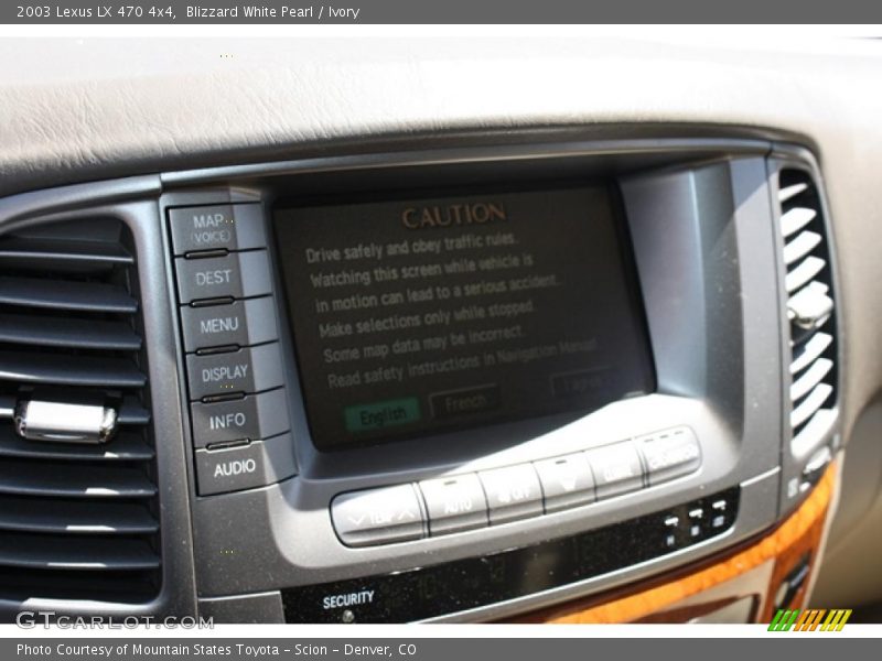 Blizzard White Pearl / Ivory 2003 Lexus LX 470 4x4