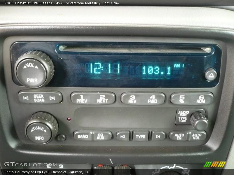 Silverstone Metallic / Light Gray 2005 Chevrolet TrailBlazer LS 4x4