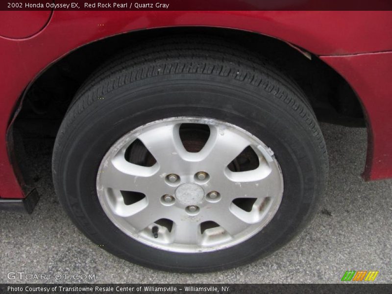 Red Rock Pearl / Quartz Gray 2002 Honda Odyssey EX