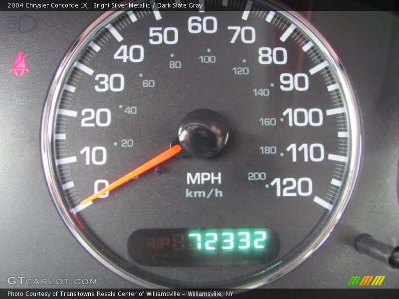 Bright Silver Metallic / Dark Slate Gray 2004 Chrysler Concorde LX