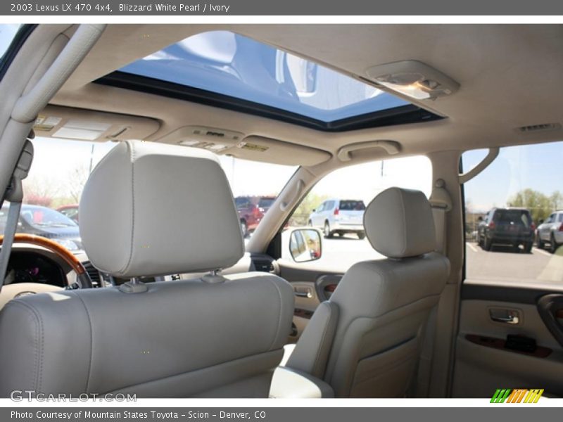Blizzard White Pearl / Ivory 2003 Lexus LX 470 4x4