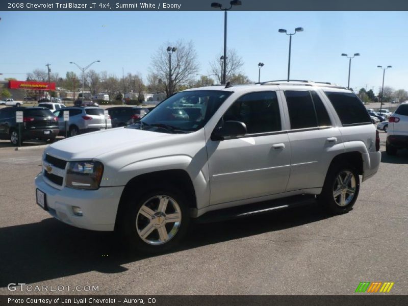Summit White / Ebony 2008 Chevrolet TrailBlazer LT 4x4