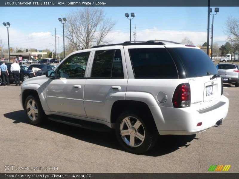 Summit White / Ebony 2008 Chevrolet TrailBlazer LT 4x4