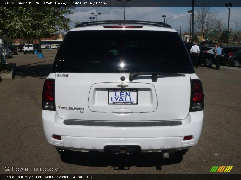 Summit White / Ebony 2008 Chevrolet TrailBlazer LT 4x4