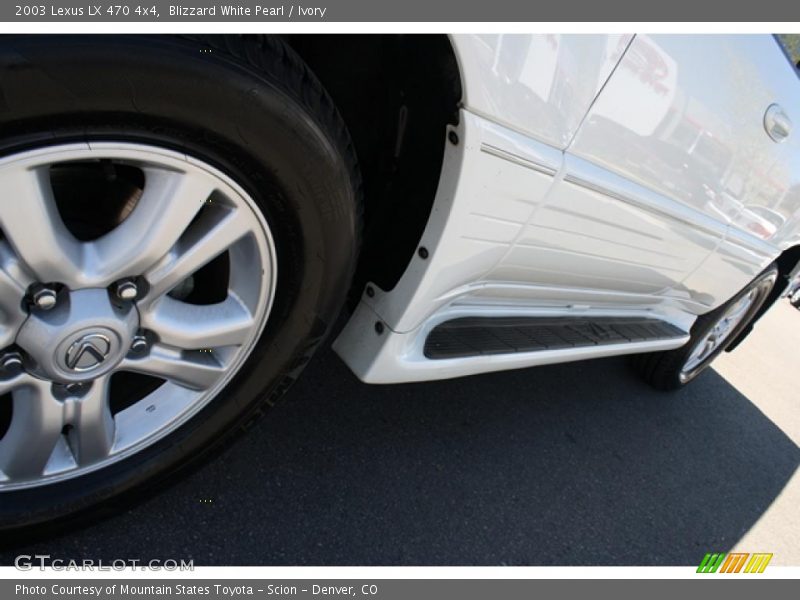 Blizzard White Pearl / Ivory 2003 Lexus LX 470 4x4