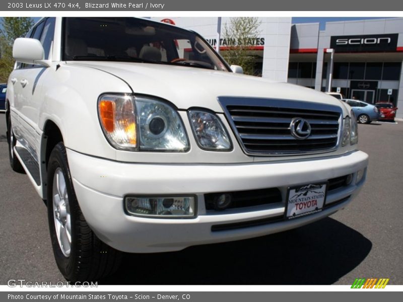 Blizzard White Pearl / Ivory 2003 Lexus LX 470 4x4