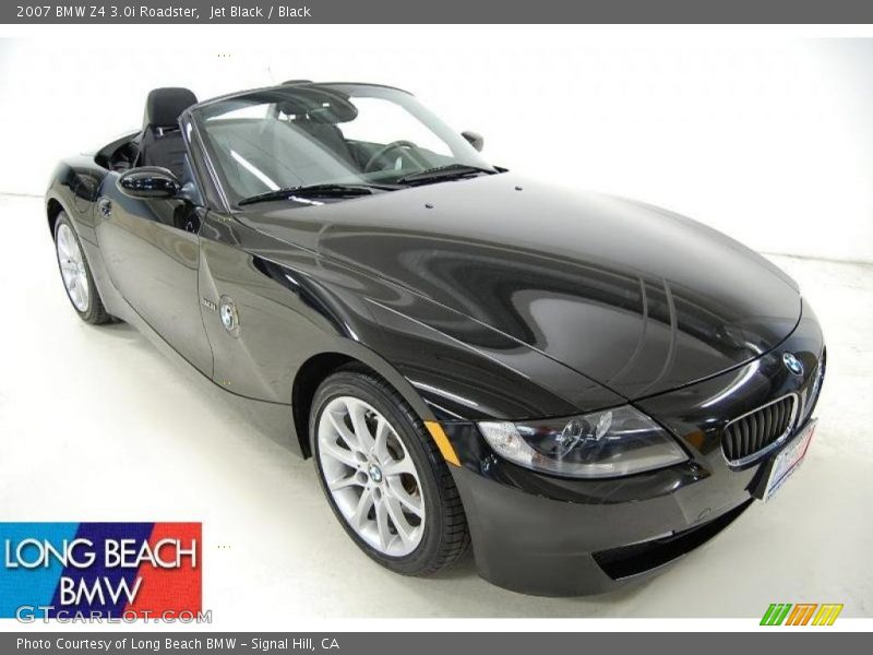 Jet Black / Black 2007 BMW Z4 3.0i Roadster