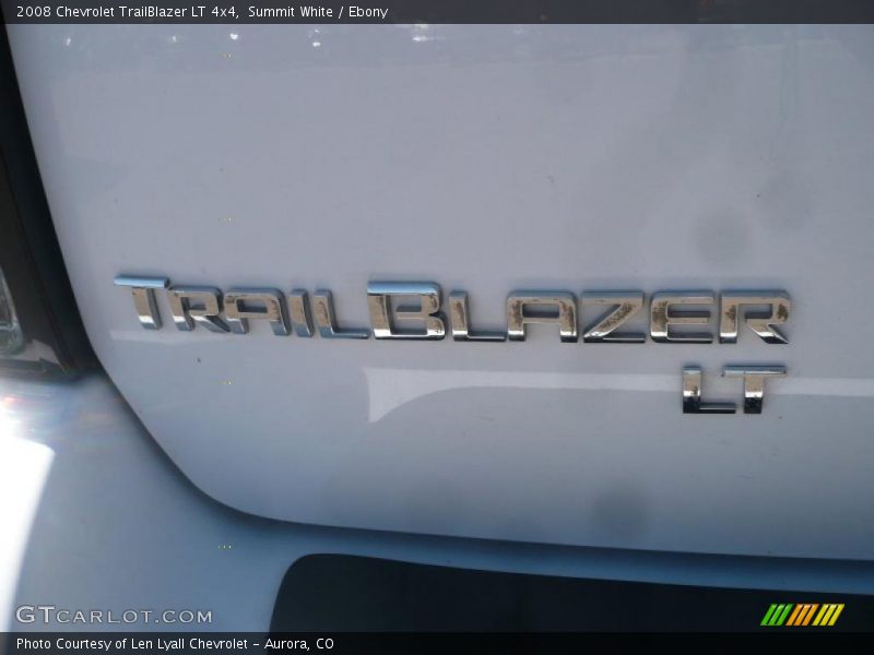 Summit White / Ebony 2008 Chevrolet TrailBlazer LT 4x4