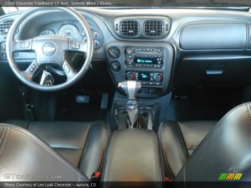 Summit White / Ebony 2008 Chevrolet TrailBlazer LT 4x4