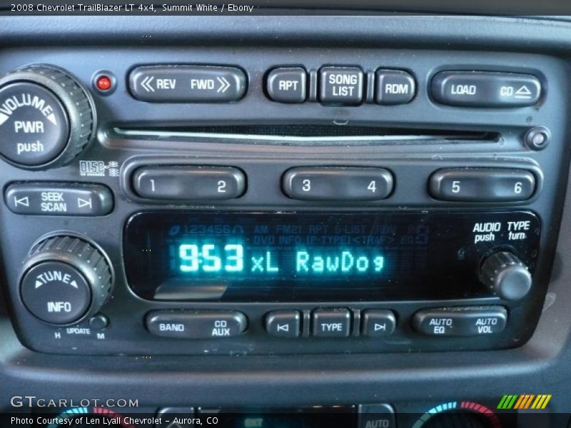 Summit White / Ebony 2008 Chevrolet TrailBlazer LT 4x4