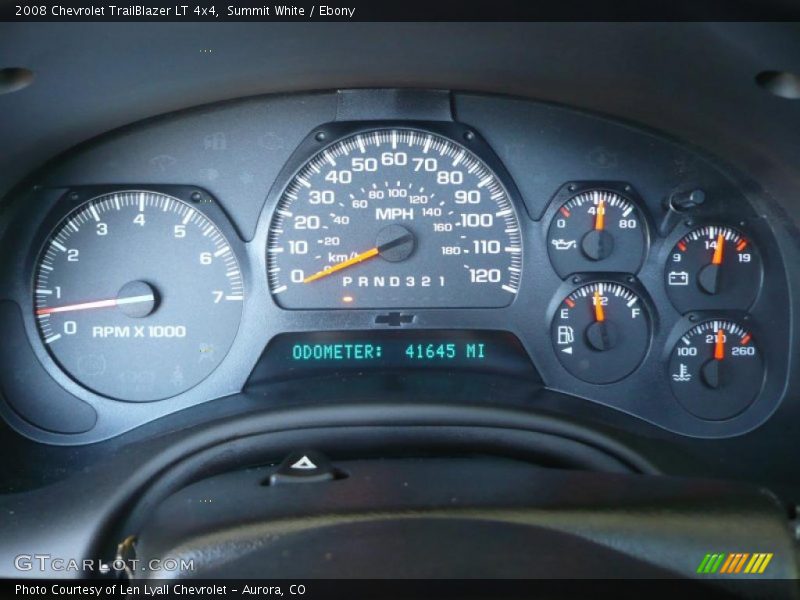 Summit White / Ebony 2008 Chevrolet TrailBlazer LT 4x4