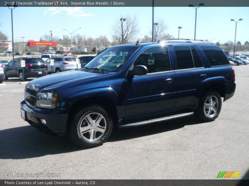 Imperial Blue Metallic / Ebony 2008 Chevrolet TrailBlazer LT 4x4