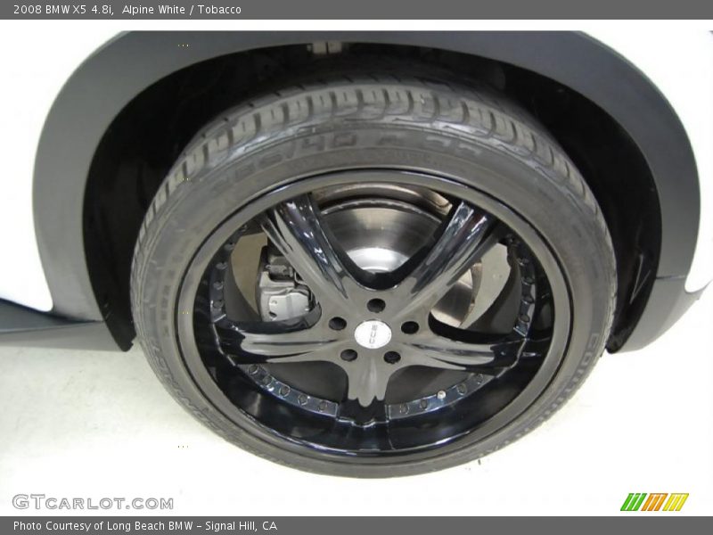 Alpine White / Tobacco 2008 BMW X5 4.8i