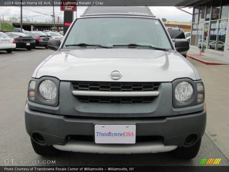 Silver Lightning Metallic / Gray 2004 Nissan Xterra XE 4x4